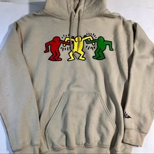 Keith Haring Vintage Style Hoodie